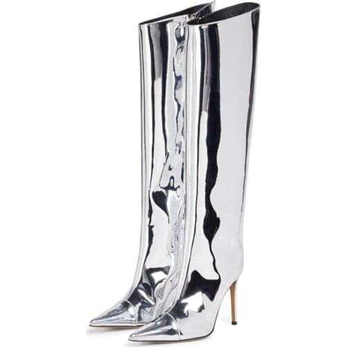 Autumn and Winter Womens Pointed High Heels Sexy High Boots-m338-88