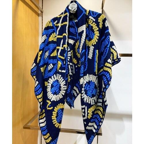 NEW Three-dimensional Beaded Bag Print Lady High Grade Silk Cashmere Scarf Pashmina Fashion Design Square Warm Shawl SR8