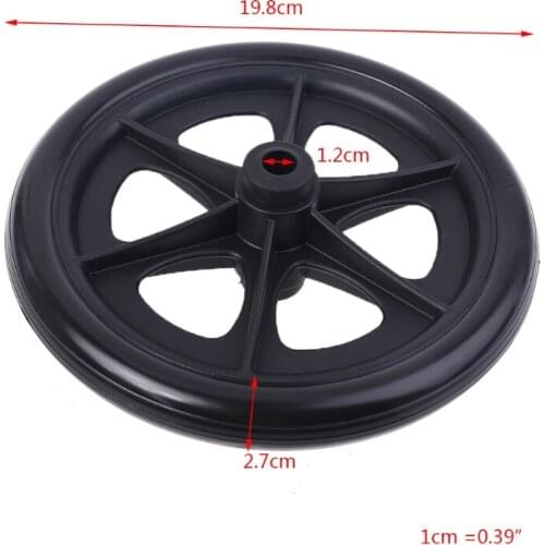 2pcs 8" Wheelchair Casters Small Cart Rollers Chair Wheels Accessories