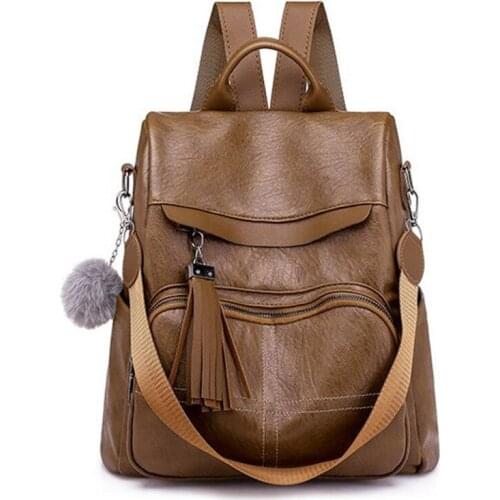 Leuke Rugzak Vrouwen Mochila Luxe Designer Lederen Rugzakken Reizen Kleine Rugzak Schooltassen Voor Meisjes