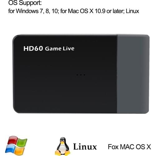 Ezcap 261M USB 3.0 HD Video Capture 4K 1080P Game Live Streaming Video Converter Support Video Input HD for XBOX PS4