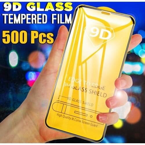 500pcs 9D Tempered Glass Full Glue Cover Screen Protector Film Guard For LG K92 K62 Plus K52 K42 K22 K71 K61 K51S K41S Q52 Q61