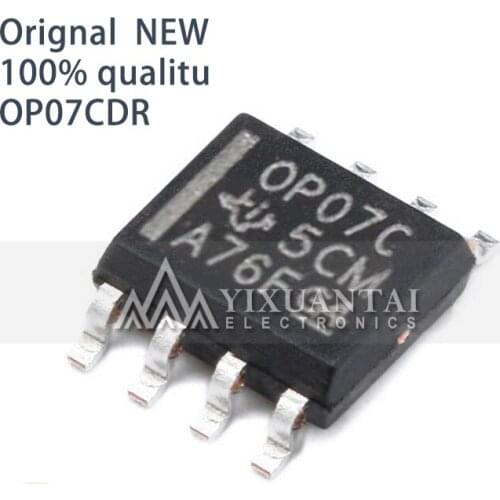10pcs SOP8 SMD OP07CDR OP07 OP07C 07CDR SOIC-8