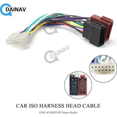 15-111 Car ISO Harness Head Cable for AUDIOVOX Stereo Radio Wire Adapter Plug Wiring Connector Cable