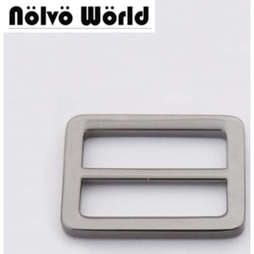 50pcs 32mm (1.2") Backpack Bags Strap Handbags long shoulder strap adjust retangle buckle,Slider Tri-glide