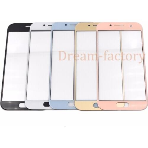 50pcs Front Touch Screen Glass Outer Lens For Samsung Galaxy A3 2017 A320 A320F Free DHL