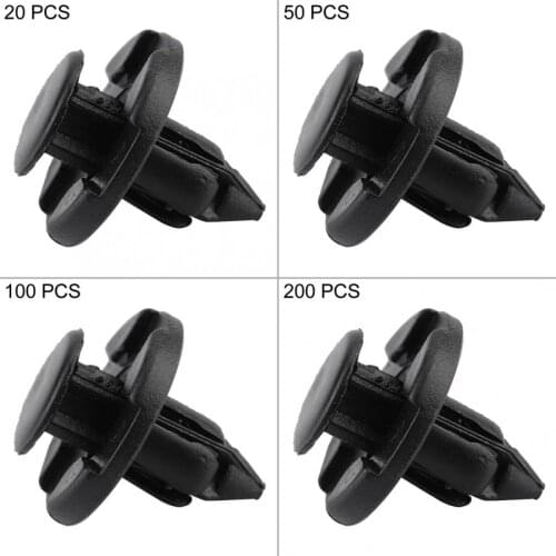 Car Accessories Interior Bumper Mud Guard Trim Clips Fastener Kit for Nissan Xterra Versa Sentra Maxima 01553-09321, 01553-2DR9A