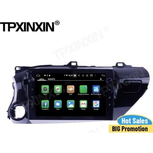 Carplay Car Radio 2 Din Stereo Control Receiver Recorder Android For Toyota Hilux 2016 2017 2018 GPS Player Auto Audio Head Unit