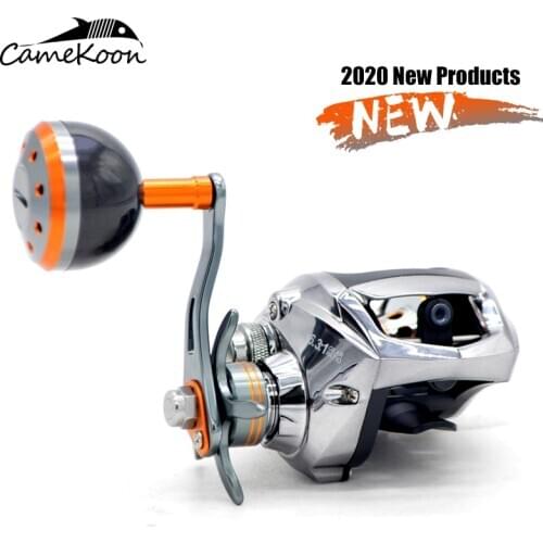 CAMEKOON Bait Casting Reel 6.3:1 Gear Ratio Magnetic Drag 8KG Fishing Lure Reel Ultralight Casting Reel with Carbon Fiber Handle