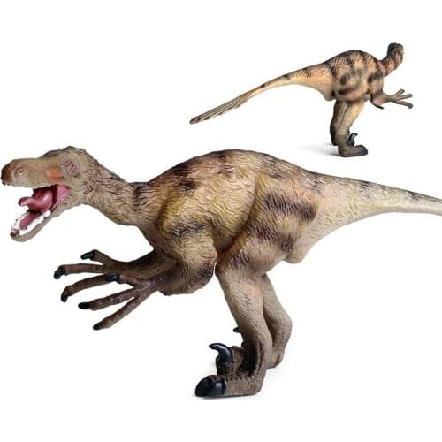 Caudipteryx Hand-made Plastic Simulation Jurassic Carnivorous Dinosaur Childrens Toy Educational Model Decoration Static Gift