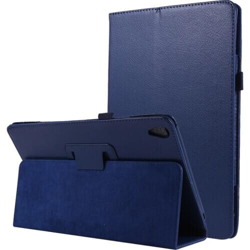 Lychee Pattern Case For Huawei MediaPad M6 10.8 SCM-AL09/W09 2019 10.8 inch Flip Stand PU Leather Cover