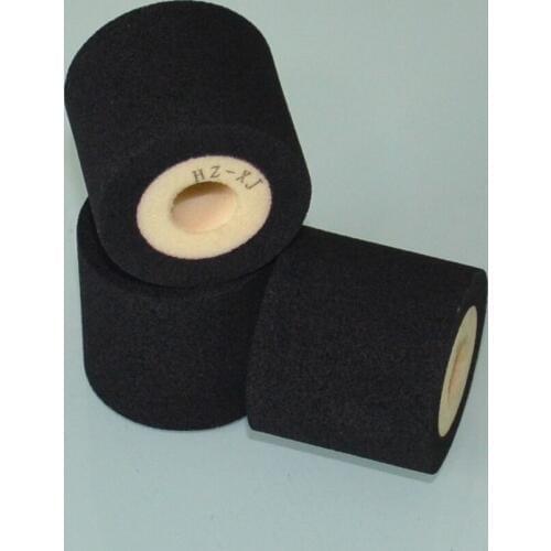 Black Diameter 36mm Height 32mm hot stamping ink roller for HZ 100 coding machine
