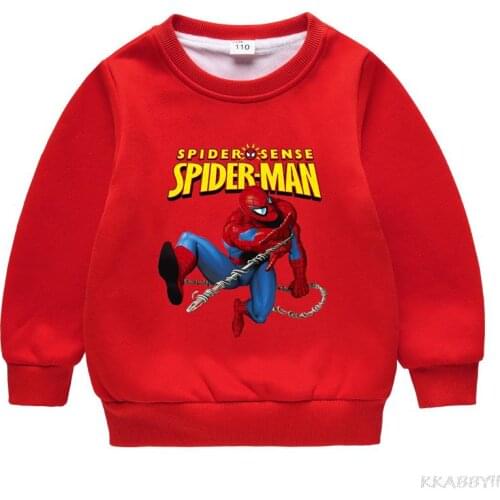 Spiderman kids hoodies children sweatshirts toddler clothing Boys Girl clothes autumn Top t shirt Child Sportswear Pullover