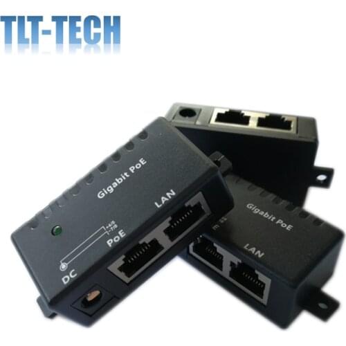3 Pieces /Pack Security Power Over Ethernet Gigabit PoE Injector Single Port Midspan For Surveillance Camera
