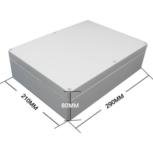 290*210*80mm Electronic Instrument Cabinet Plastic Shell Power Supply Enclosure Outdoor Waterproof Box