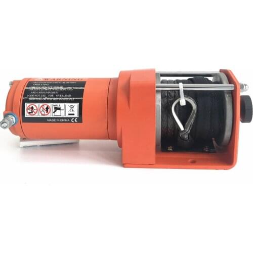 Winch car 12v remote control set electric winch 3000lb heavy duty ATV trailer high strength nylon rope electric winch