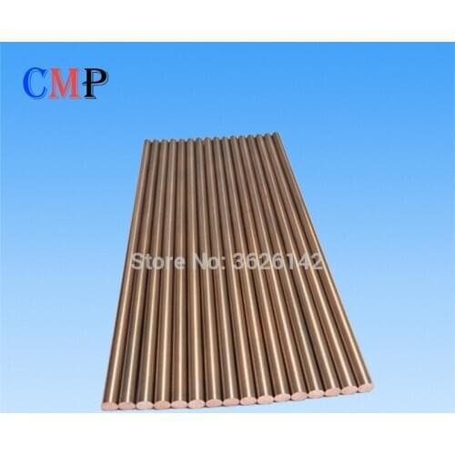 Copper Tungsten Rod W55 CuW55 Dia. 3 4 6 8 10mm Tungsten Copper W50-W90 Electrode EDM Consumable