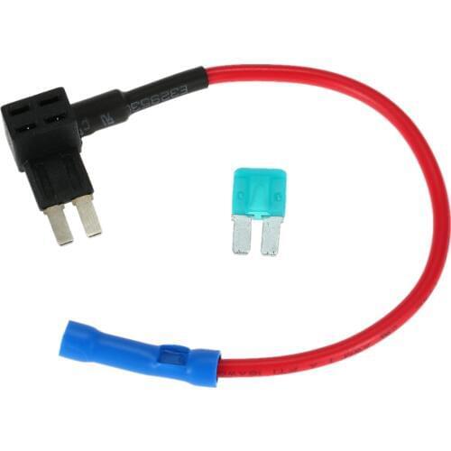 Micro 2 Micro II ATA Standard Fuse Add A Circuit 32V 15A Car Blade Fuse Auto Vehicle Circuit Protection with Fuse Adapter