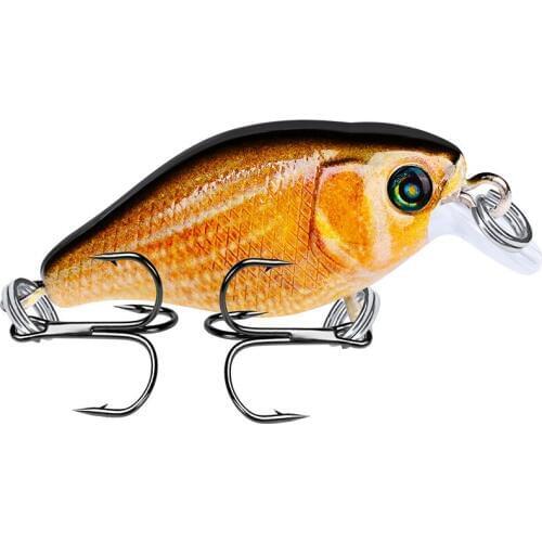 Mini Crankbait Fishing Lure 45mm 4g Topwater Artificial Japan Hard Bait Minnow Swimbait Trout Bass Carp Fishing Bionic painted