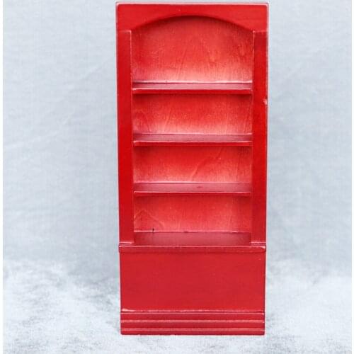 Miniature Simulation 1:12 Dollhouse Bookcase Bookshelf for Wine Cabinet DIY