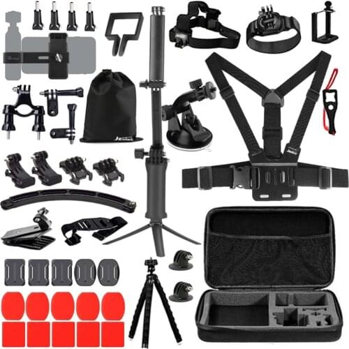 Husiway for Dji Osmo Pocket Accessories Kit Set with Backpack Clip Phone Bracket Holder 100C