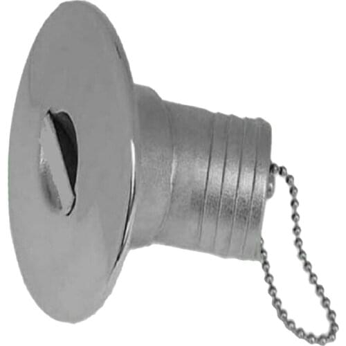 Stainless Steel Boat Deck Gas Boat Deck Fill Filler 2'' W/ Keyless Cap