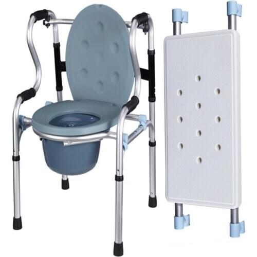 Adjustable height Commode chair Portable Potty chair bathroom chair with seat