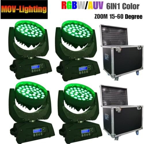 Flycase LED Moving Head Bee Eye 36X18W RGBW Zoom Stage Light