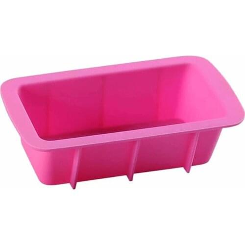Silicone Loaf Pans Cake Mold Rectangle Pan Bakeware Moulds Bread Toast Candy Mold Form Bakeware Baking Dishes Pastry Tools