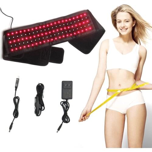 Waist Heat Therapy Massage Red Light Heating Massage Belt Relieve Pain Disc Herniation Support Spine Lumbar Back Massager