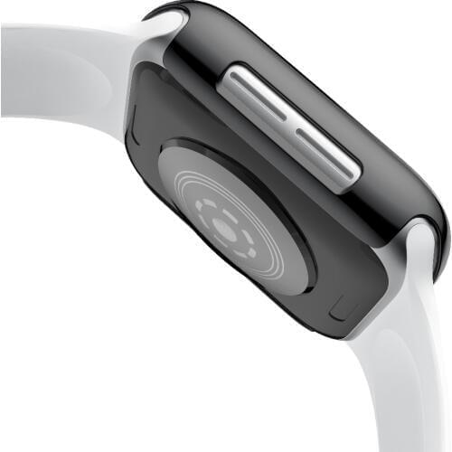 For Apple Watch Hard Screen Protector Cover Case Series 5 4 40mm 44mm Electroplating Plastic PC for Apple Watch Case Series 4 5