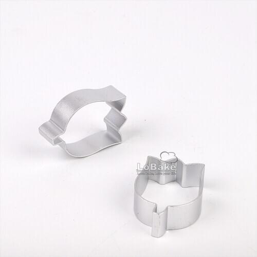 10pcs/lot) New pretty tulip flower shape aluminium cookie biscuit fondant fruit cake dessert cutter mould for DIY bakeware