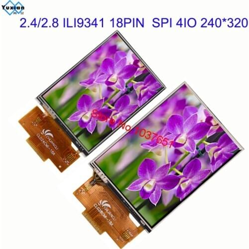 2.4/2.8 inch ILI9341 18PIN TFT LCD display module 4IO 240*320
