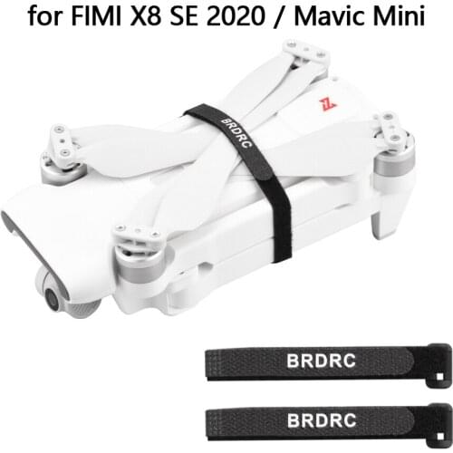 2 Pcs for FIMI X8 SE 2020/Mavic Mini Drone Propeller Blade Motor Fixer Magic Cable Ties Tape Straps Holder Cord Accessories