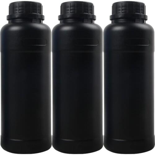 3x 500ml Darkroom Chemical Potion Storage Plastic Bottles Film Negative Develop
