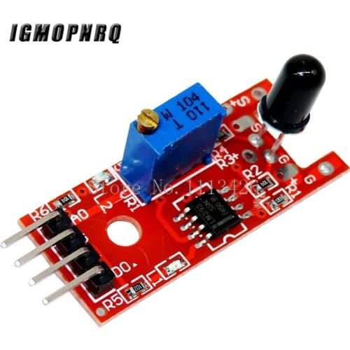 4PIN KY-026 Flame Sensor Module IR Sensor Detector Module Temperature Detecting Suitable