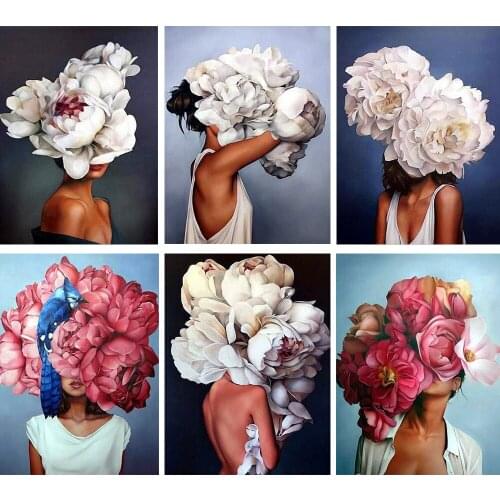 5D DIY Diamond Painting Girl Rhinestone Embroidery Exquisite Mosaic Cross Stitch Art Decoration Painting Can Be Customized