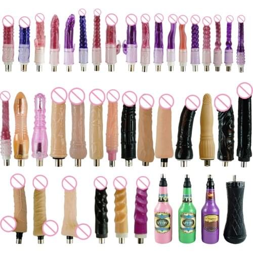 FREDORCH 26 Types A2 F2 Sex Machine Attachments Dildos Attachment For 3XLR Machine With Big Dildo Male Masturbation Cup