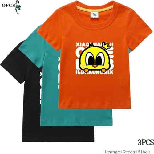Best Childrens T-Shirt Summer Boys & Girls Cartoon Cute Brand Shirts Tees Toddler Cotton Clothing Fashion Top Costume 3Pcs/Lot