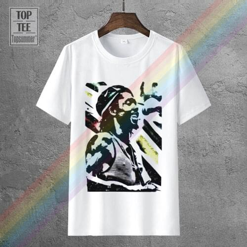 T Shirt Peter Tosh Maglietta Grigia Con Disegno Reggae Ad Effetto Rovinato