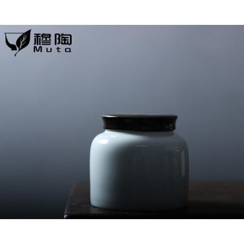 Mu Tao Tea Caddy Ceramic Sealed Jar Large Small Household General Customized Gift Box Company Logo