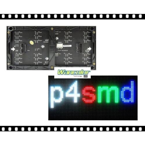 China high quality P4 indoor video Full Color Led Display Module 1/16 scan 256*128mm