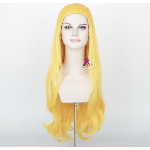 Daily dress-up Show Halloween Cosplay Wig Extraordinary Princess Xi Rui Golden Long Curly Hair Cosplay Show