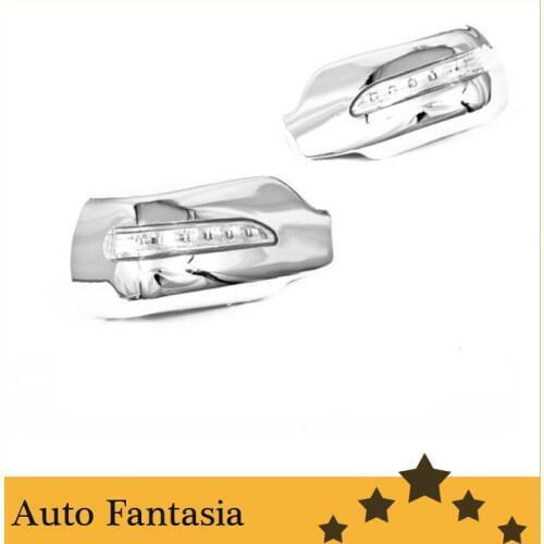Chrome Side Mirror Cover with LED Side Blinker for Mazda 6 / Atenza 02-08