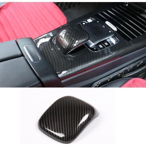 YAQUICKA For Mercedes Benz A Class 2019 Car Central Armrest Storage Box Cover Cap Trim Interior Car Styling Accessories Stickers