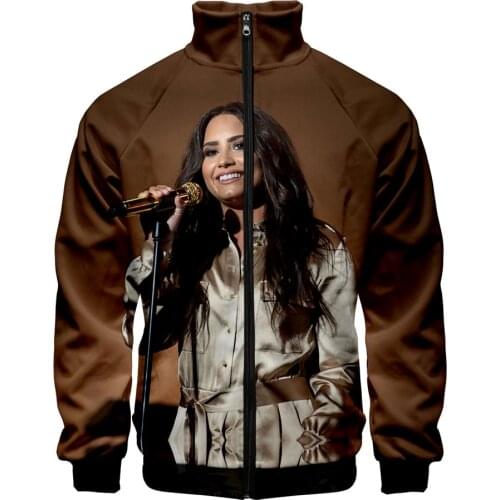 2019 hot fashion style Liverpool personality coat Demi Lovato printing figure men general high-quality jacket sweatshirt hoodie