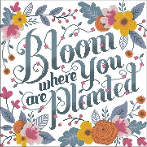 Your flower patterns Counted Cross Stitch 11CT 14CT 18CT DIY Chinese Cross Stitch Kits Embroidery Needlework Sets