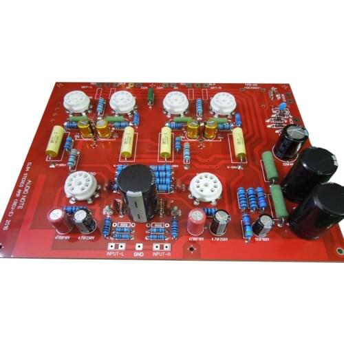 Latest HiFi Hi-End Stereo Push-Pull EL84 Vaccum Tube Amplifier PCB DIY Kit Ref Audio Note PP Board