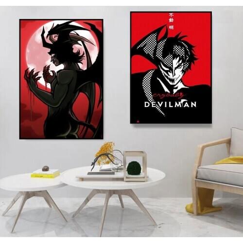 Canvas Home Decoration Printing Painting Wall Art Nordic Poster Devil Cries Japanese Anime Childrens Room Picture