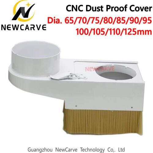 Detachable Dust Collector Proof Cover Diameter 65mm 70mm 75mm 80mm 85mm 90mm 100mm 105mm 110mm 125mm For CNC Router NEWCARVE